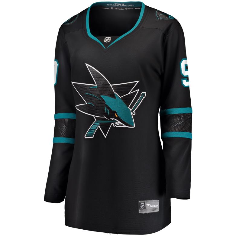 NHL Women San Jose Sharks Evander Kane Fanatics Branded Black Alternate Premier Breakaway Jersey D002V1055 Clothing