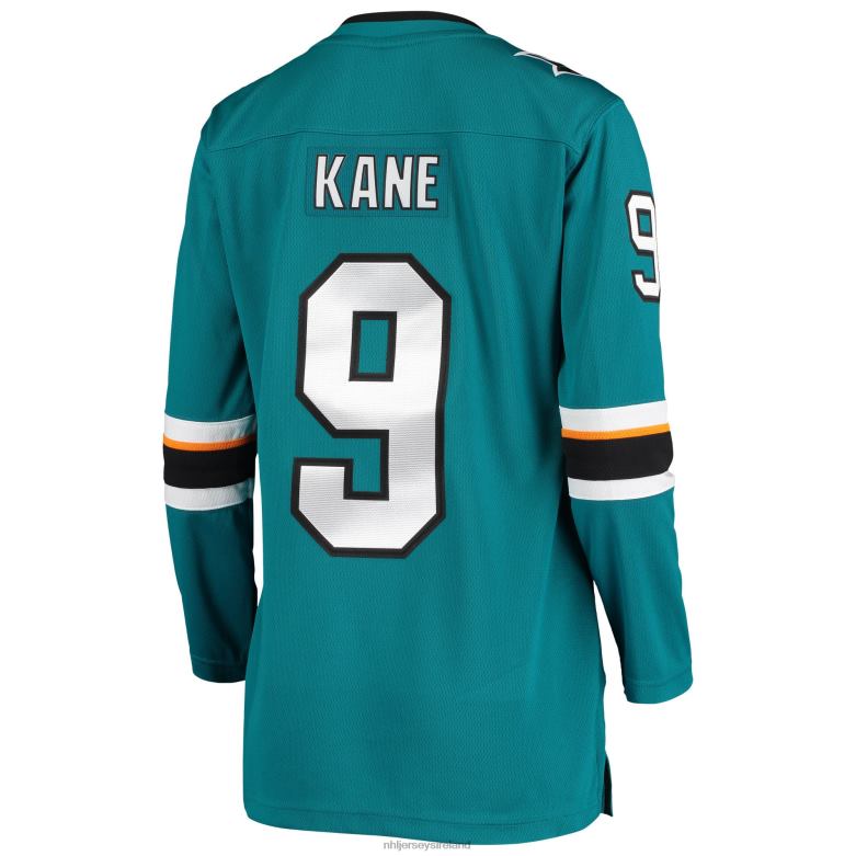 NHL Women San Jose Sharks Evander Kane Fanatics Branded Teal Breakaway Home Player Jersey D002V2123 Clothing