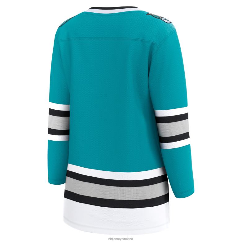 NHL Women San Jose Sharks Fanatics Branded Teal 30Th Anniversary Premier Breakaway Team Jersey D002V667 Clothing