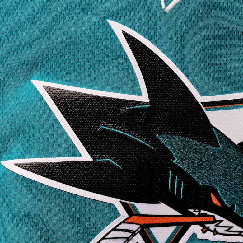 NHL Women San Jose Sharks Martin Jones Fanatics Branded Teal Breakaway Home Team Player Jersey D002V2300 Clothing