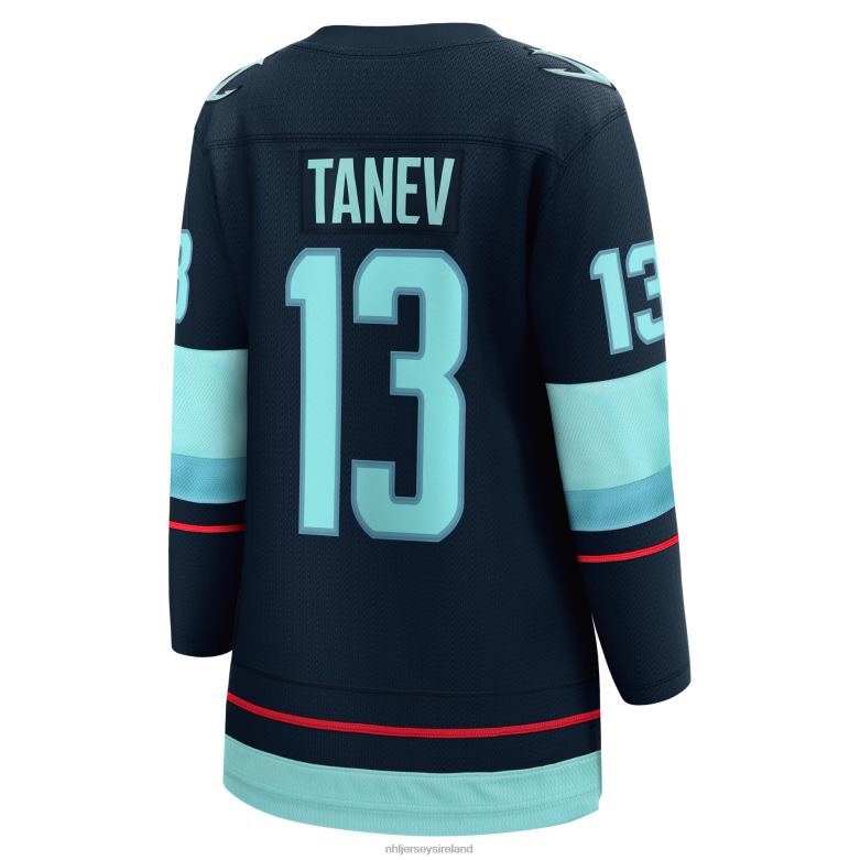 NHL Women Seattle Kraken Brandon Tanev Fanatics Branded Deep Sea Blue Home Premier Breakaway Player Jersey D002V470 Clothing