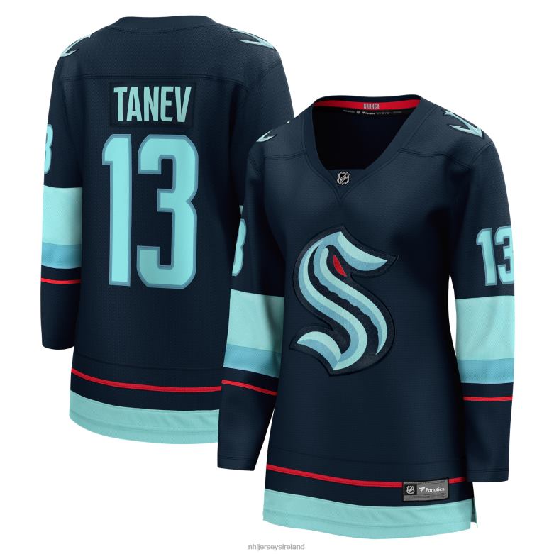 NHL Women Seattle Kraken Brandon Tanev Fanatics Branded Navy Home Breakaway Player Jersey D002V784 Clothing