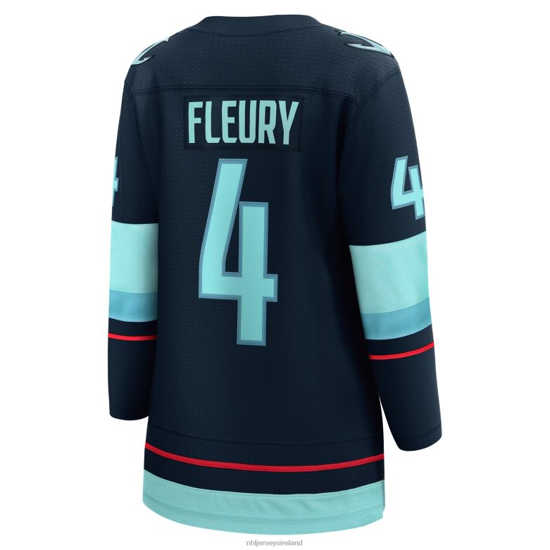 NHL Women Seattle Kraken Haydn Fleury Fanatics Branded Deep Sea Blue Home Breakaway Player Jersey D002V2166 Clothing