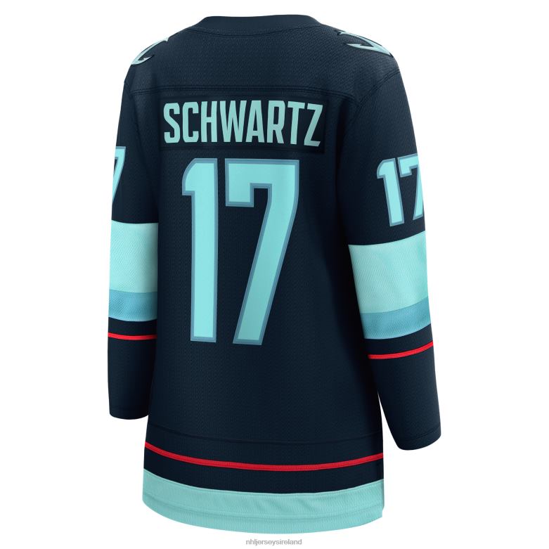 NHL Women Seattle Kraken Jaden Schwartz Fanatics Branded Navy Home Breakaway Player Jersey D002V1949 Clothing