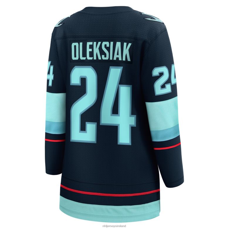 NHL Women Seattle Kraken Jamie Oleksiak Fanatics Branded Deep Sea Blue Home Breakaway Player Jersey D002V1371 Clothing