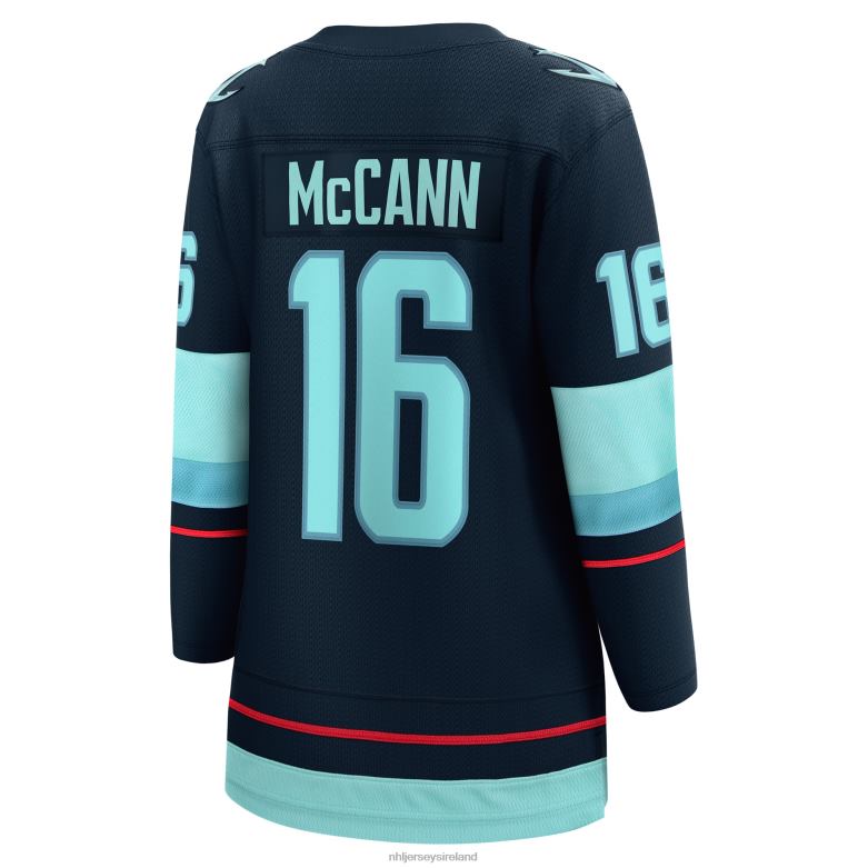 NHL Women Seattle Kraken Jared Mccann Fanatics Branded Deep Sea Blue Home Breakaway Player Jersey D002V1176 Clothing