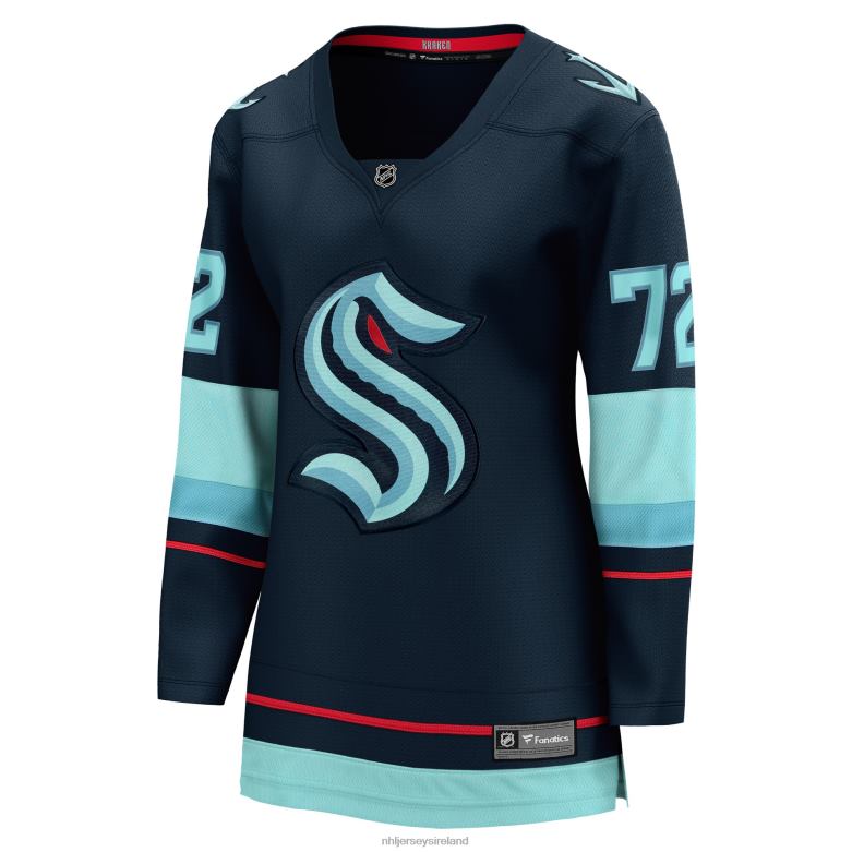 NHL Women Seattle Kraken Joonas Donskoi Fanatics Branded Deep Sea Blue Home Breakaway Player Jersey D002V2293 Clothing