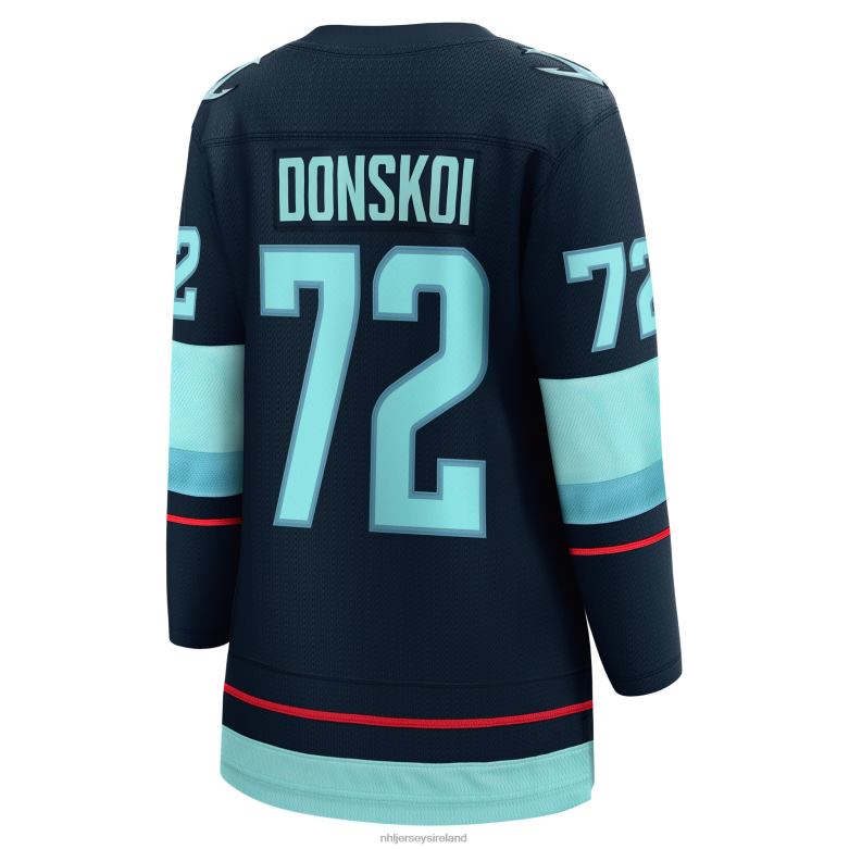 NHL Women Seattle Kraken Joonas Donskoi Fanatics Branded Deep Sea Blue Home Breakaway Player Jersey D002V2293 Clothing