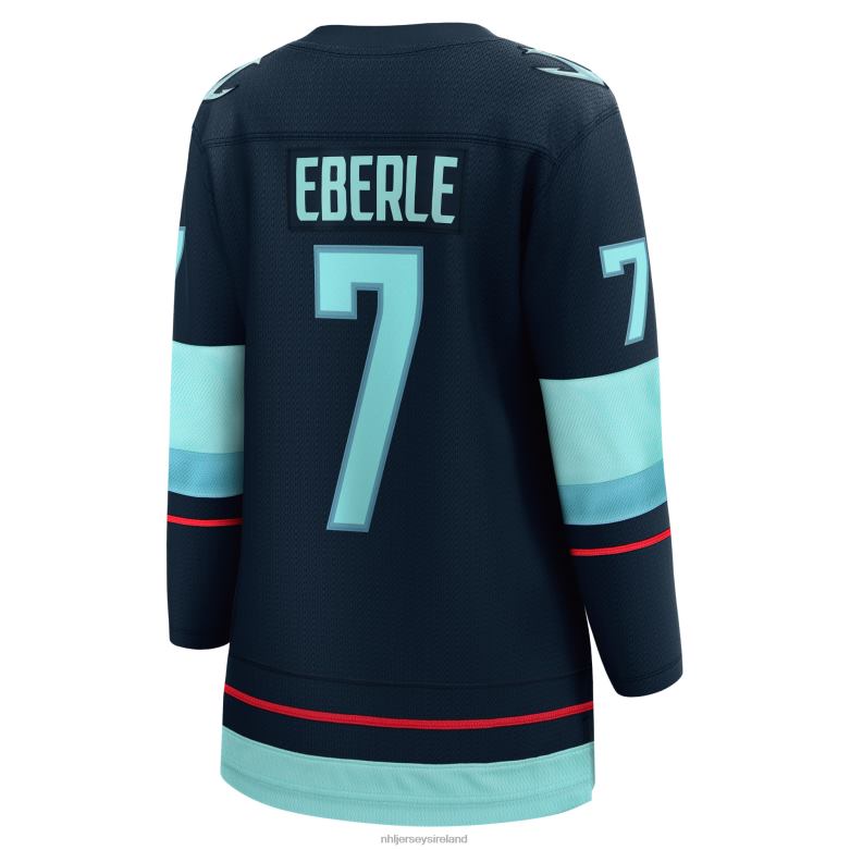 NHL Women Seattle Kraken Jordan Eberle Fanatics Branded Navy Home Breakaway Player Jersey D002V1216 Clothing