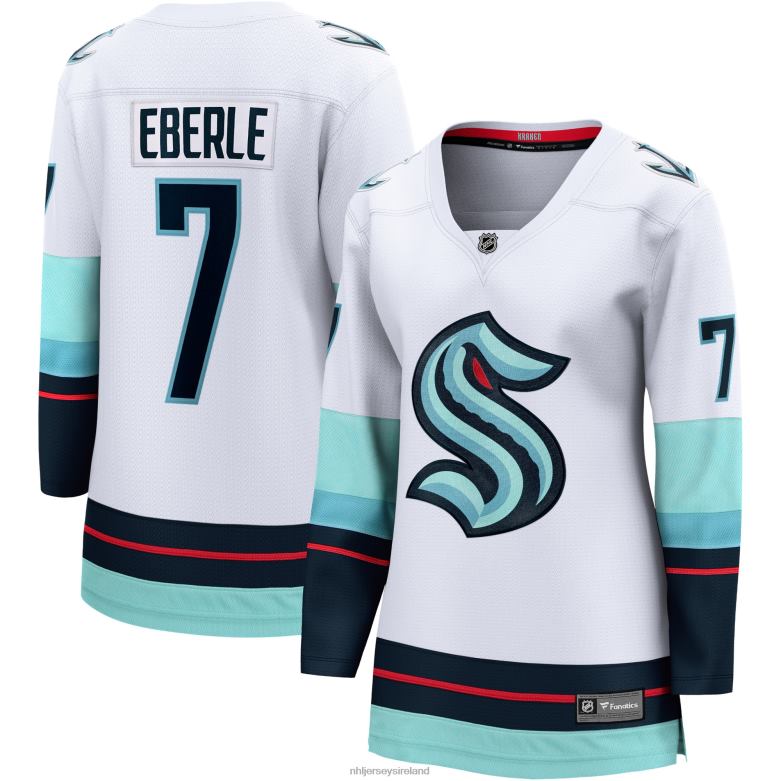 NHL Women Seattle Kraken Jordan Eberle Fanatics Branded White Away Premier Breakaway Player Jersey D002V864 Clothing