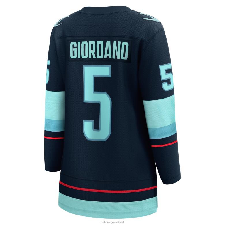 NHL Women Seattle Kraken Mark Giordano Fanatics Branded Deep Sea Blue Home Premier Breakaway Player Jersey D002V1524 Clothing