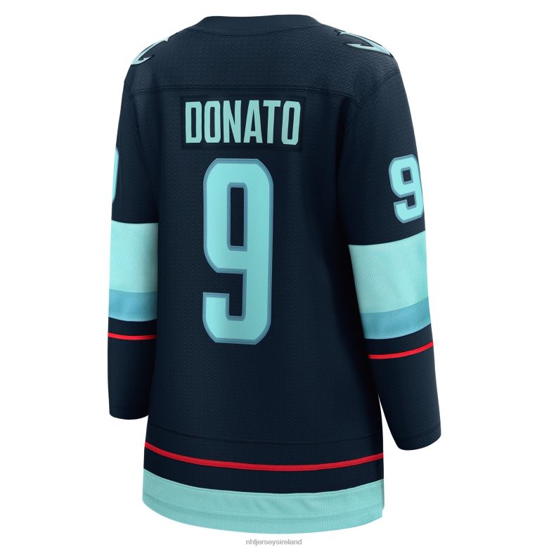 NHL Women Seattle Kraken Ryan Donato Fanatics Branded Deep Sea Blue Home Breakaway Player Jersey D002V1931 Clothing