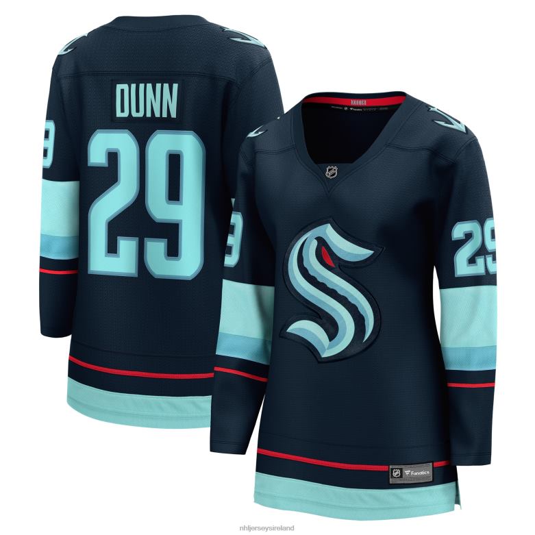 NHL Women Seattle Kraken Vince Dunn Fanatics Branded Deep Sea Blue Home Breakaway Player Jersey D002V361 Clothing