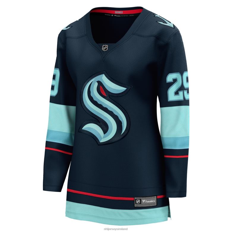 NHL Women Seattle Kraken Vince Dunn Fanatics Branded Deep Sea Blue Home Breakaway Player Jersey D002V361 Clothing