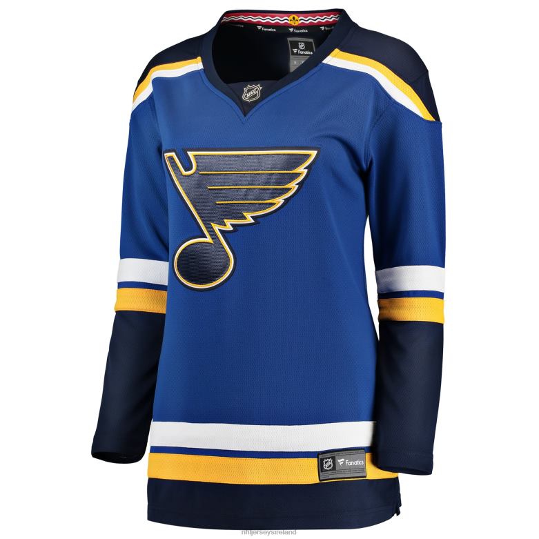 NHL Women St Louis Blues Fanatics Branded Blue Breakaway Home Jersey D002V482 Clothing