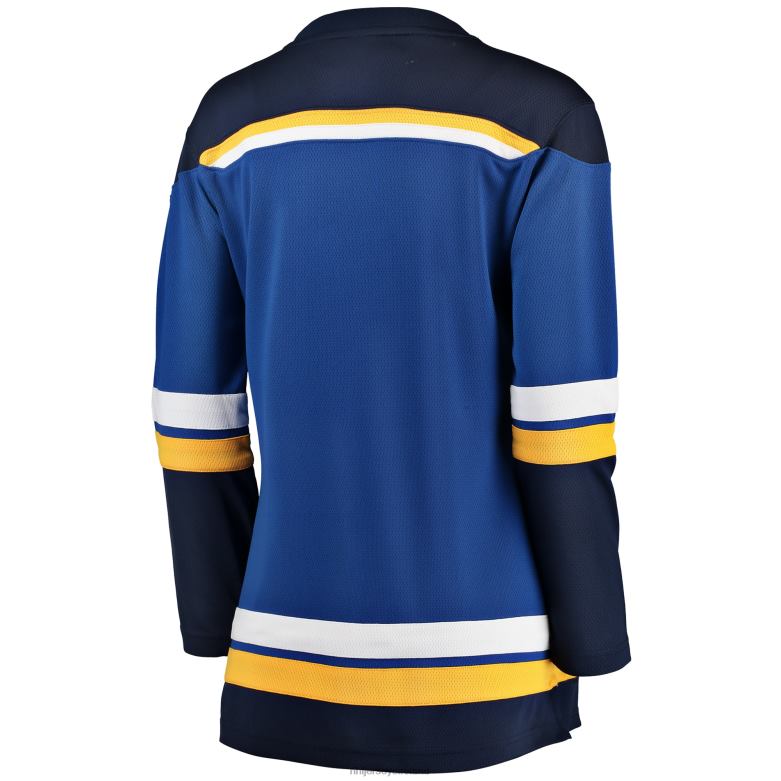 NHL Women St Louis Blues Fanatics Branded Blue Breakaway Home Jersey D002V482 Clothing