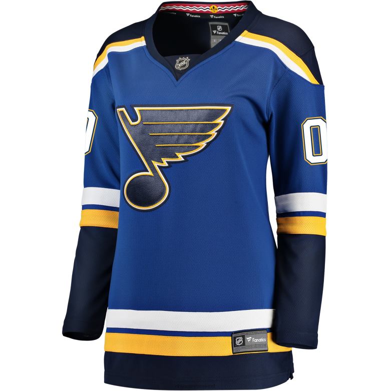 NHL Women St Louis Blues Fanatics Branded Blue Home Breakaway Custom Jersey D002V1125 Clothing