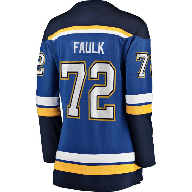 NHL Women St Louis Blues Justin Faulk Fanatics Branded Blue Home Breakaway Player Jersey D002V1256 Clothing