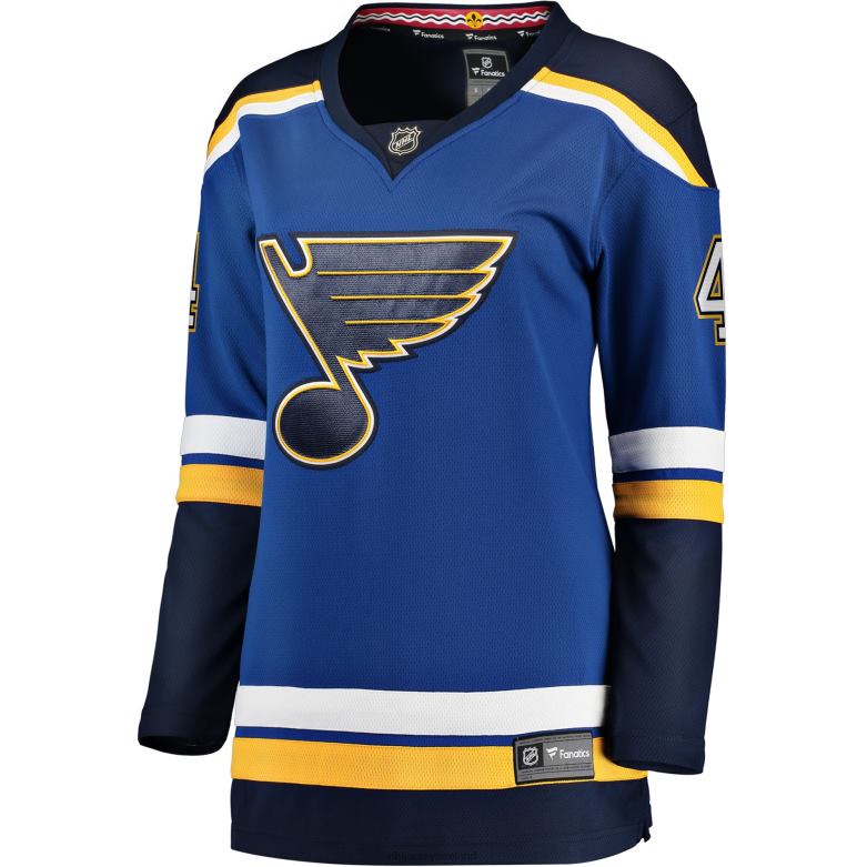 NHL Women St Louis Blues Nick Leddy Fanatics Branded Blue Home Breakaway Player Jersey D002V2309 Clothing