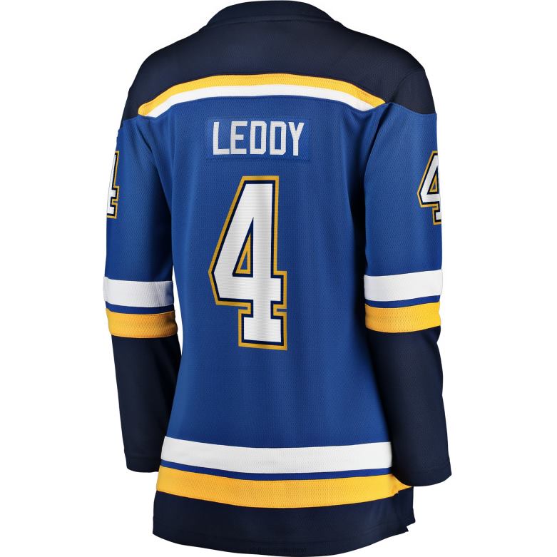 NHL Women St Louis Blues Nick Leddy Fanatics Branded Blue Home Breakaway Player Jersey D002V2309 Clothing