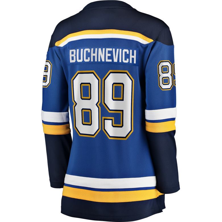 NHL Women St Louis Blues Pavel Buchnevich Fanatics Branded Blue Home Breakaway Player Jersey D002V978 Clothing