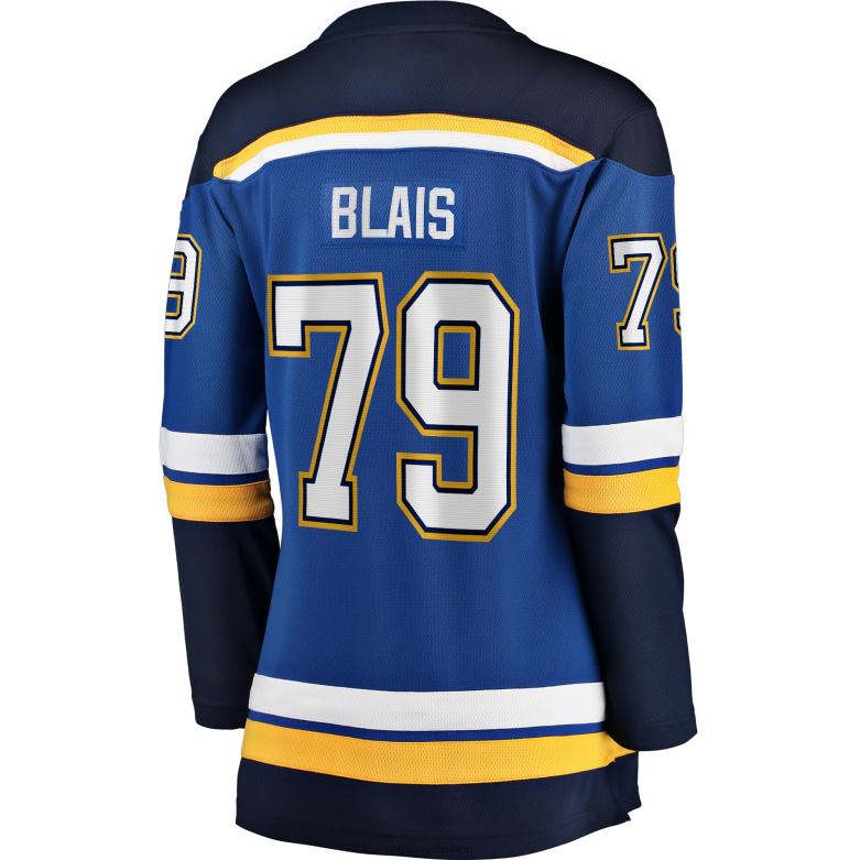 NHL Women St Louis Blues Sammy Blais Fanatics Branded Blue Home Breakaway Jersey D002V921 Clothing