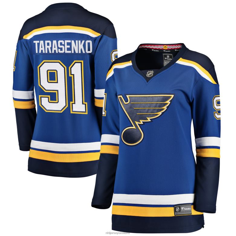 NHL Women St Louis Blues Vladimir Tarasenko Fanatics Branded Royal Home Breakaway Player Jersey D002V1171 Clothing