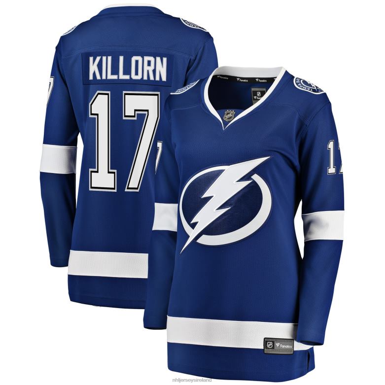 NHL Women Tampa Bay Lightning Alex Killorn Fanatics Branded Blue Breakaway Player Jersey D002V1706 Clothing