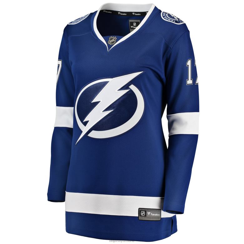 NHL Women Tampa Bay Lightning Alex Killorn Fanatics Branded Blue Breakaway Player Jersey D002V1706 Clothing