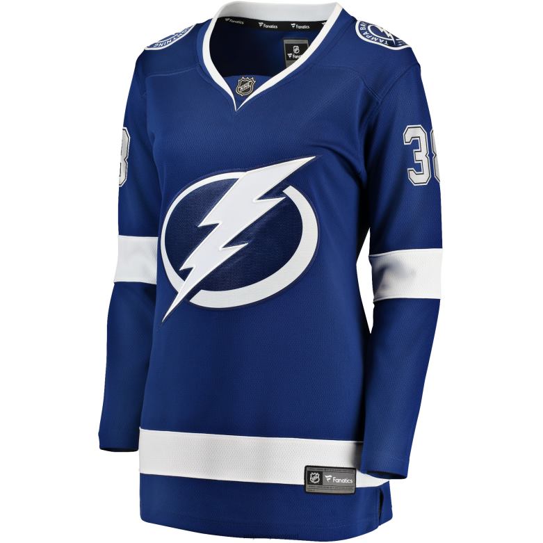 NHL Women Tampa Bay Lightning Brandon Hagel Fanatics Branded Blue Home Breakaway Player Jersey D002V1127 Clothing