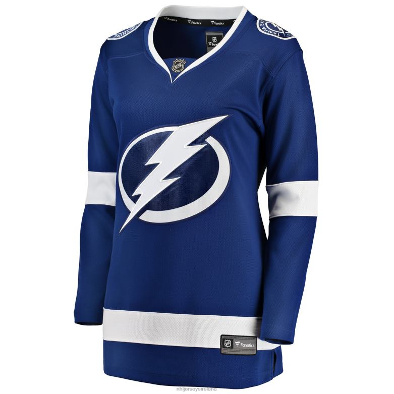 NHL Women Tampa Bay Lightning Fanatics Branded Blue Breakaway Home Jersey D002V1059 Clothing