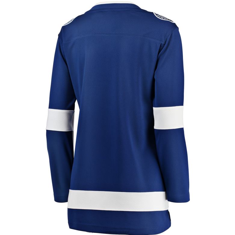NHL Women Tampa Bay Lightning Fanatics Branded Blue Home 2022 Stanley Cup Final Breakaway Jersey D002V660 Clothing