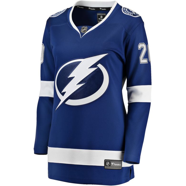 NHL Women Tampa Bay Lightning Nicholas Paul Fanatics Branded Blue Home Breakaway Player Jersey D002V1427 Clothing