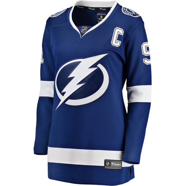 NHL Women Tampa Bay Lightning Steven Stamkos Fanatics Branded Blue Home Breakaway Player Jersey D002V1121 Clothing