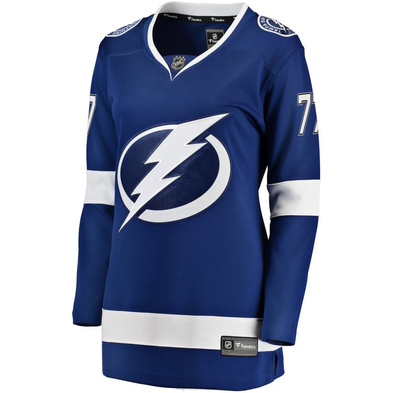 NHL Women Tampa Bay Lightning Victor Hedman Fanatics Branded Blue Premier Breakaway Player Jersey D002V1010 Clothing