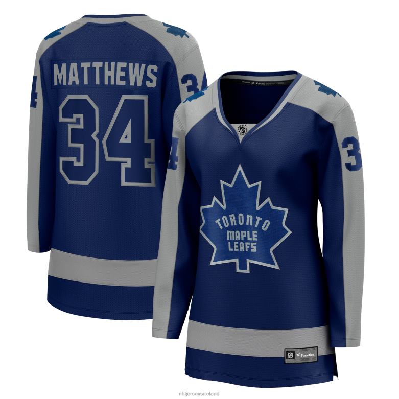 NHL Women Toronto Maple Leafs Auston Matthews Fanatics Branded Royal 2020/21 Special Edition Breakaway Player Jersey D002V2443 Clothing