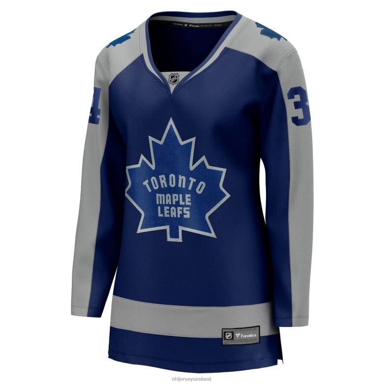 NHL Women Toronto Maple Leafs Auston Matthews Fanatics Branded Royal 2020/21 Special Edition Breakaway Player Jersey D002V2443 Clothing