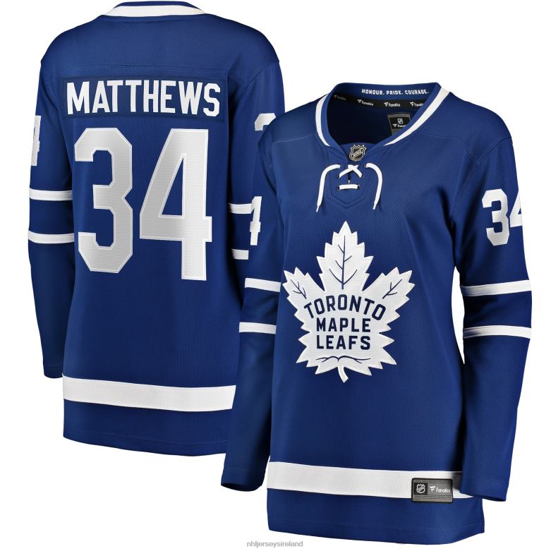 NHL Women Toronto Maple Leafs Auston Matthews Fanatics Branded Royal Home Breakaway Player Jersey D002V1196 Clothing
