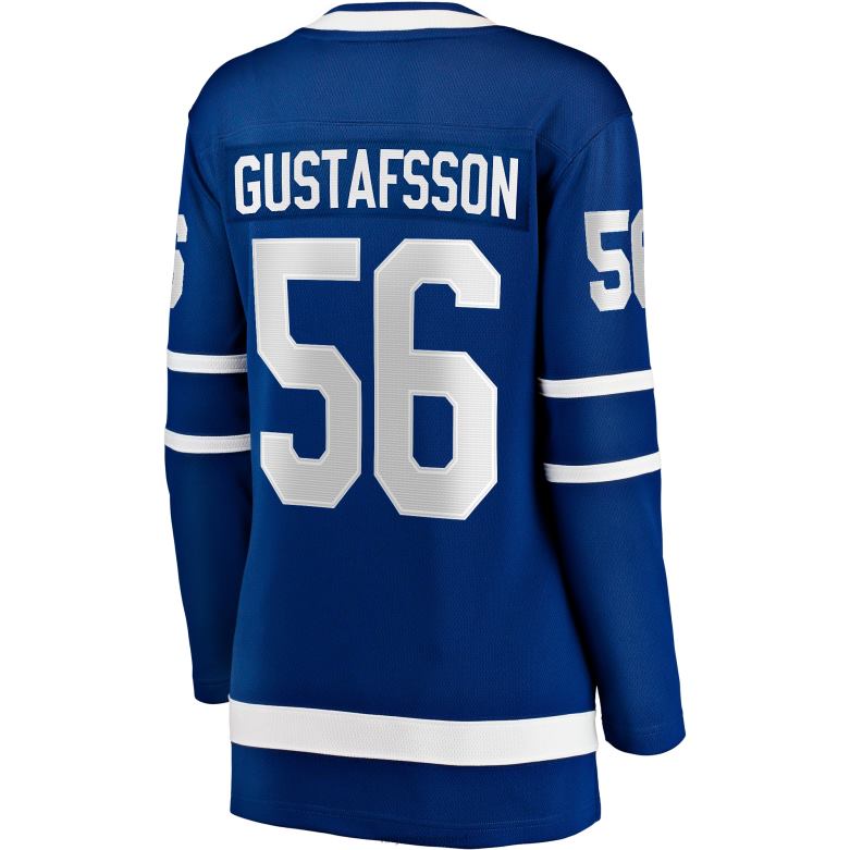 NHL Women Toronto Maple Leafs Erik Gustafsson Fanatics Branded Blue Home Breakaway Jersey D002V1659 Clothing