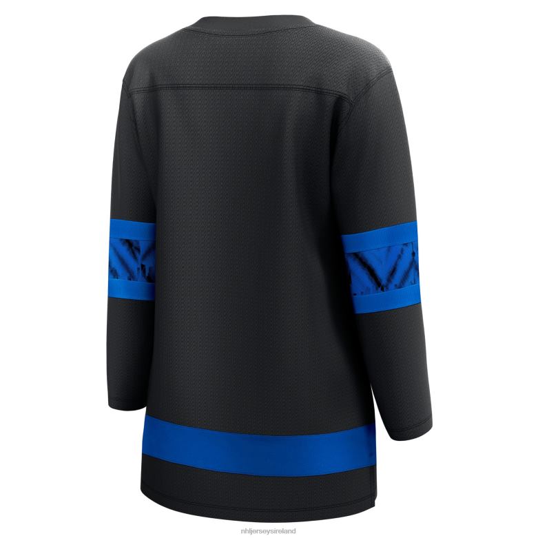 NHL Women Toronto Maple Leafs Fanatics Branded Black Alternate Premier Breakaway Reversible Blank Jersey D002V743 Clothing