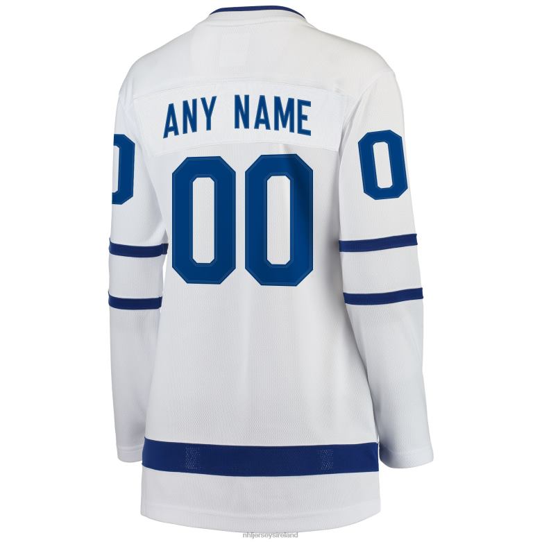 NHL Women Toronto Maple Leafs Fanatics Branded White Away Breakaway Custom Jersey D002V1184 Clothing