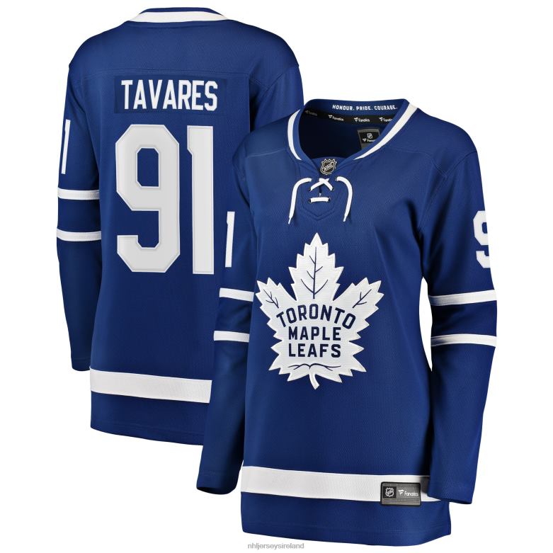 NHL Women Toronto Maple Leafs John Tavares Fanatics Branded Blue Home Breakaway Player Jersey D002V1649 Clothing