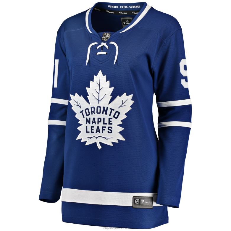 NHL Women Toronto Maple Leafs John Tavares Fanatics Branded Blue Home Breakaway Player Jersey D002V1649 Clothing