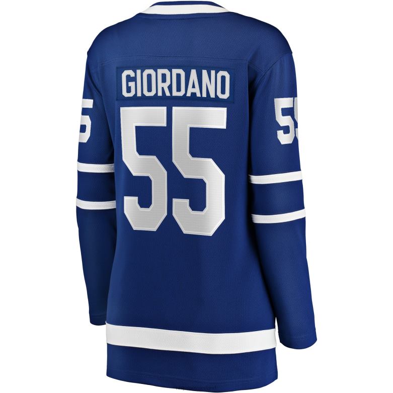 NHL Women Toronto Maple Leafs Mark Giordano Fanatics Branded Blue Home Breakaway Player Jersey D002V1793 Clothing
