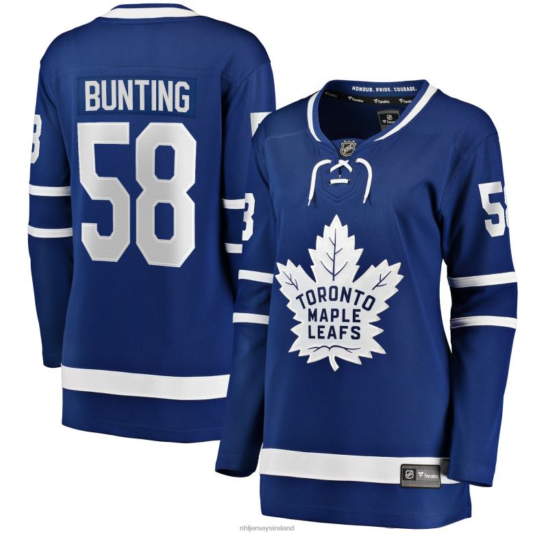 NHL Women Toronto Maple Leafs Michael Bunting Fanatics Branded Blue Home Breakaway Player Jersey D002V1273 Clothing
