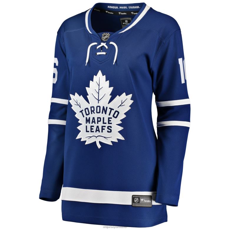 NHL Women Toronto Maple Leafs Mitchell Marner Fanatics Branded Blue Breakaway Player Jersey D002V1304 Clothing