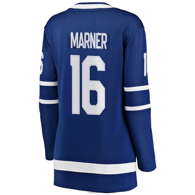 NHL Women Toronto Maple Leafs Mitchell Marner Fanatics Branded Blue Breakaway Player Jersey D002V1304 Clothing