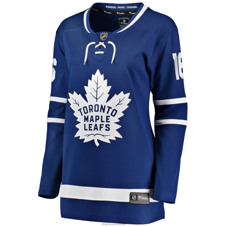NHL Women Toronto Maple Leafs Mitchell Marner Fanatics Branded Blue Home Premier Breakaway Player Jersey D002V853 Clothing