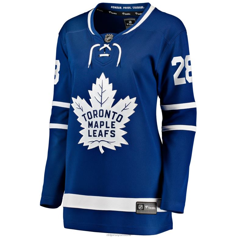 NHL Women Toronto Maple Leafs Sam Lafferty Fanatics Branded Blue Home Breakaway Jersey D002V1669 Clothing