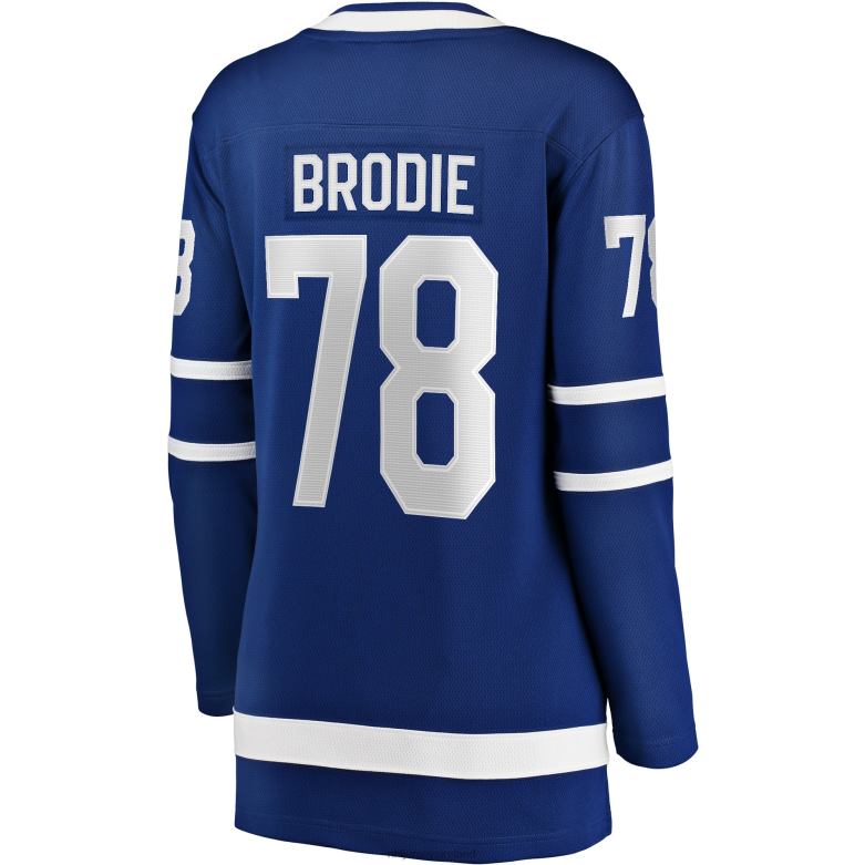 NHL Women Toronto Maple Leafs Tj Brodie Fanatics Branded Blue Breakaway Player Jersey D002V2076 Clothing